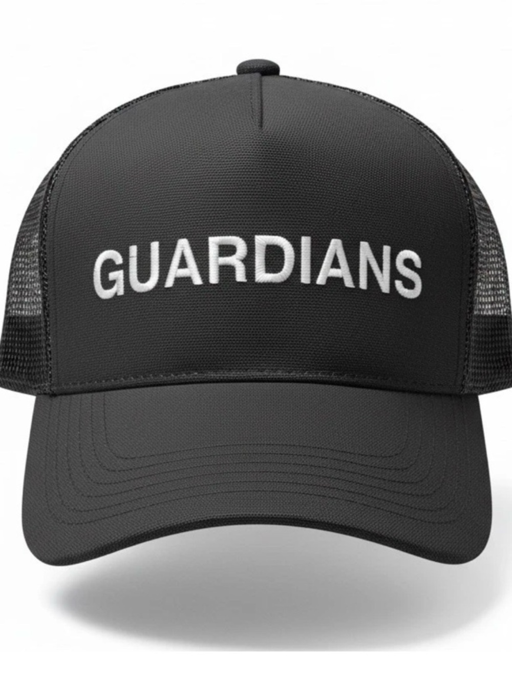 Nahmias “Guardians” Trucker Hat Mesh Black Cap Rare New With Tags